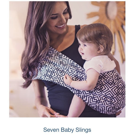 Seven Slings LLC The Original Pouch Sling Black Magic Boho Print NWOT Seven Baby - Picture 9 of 13